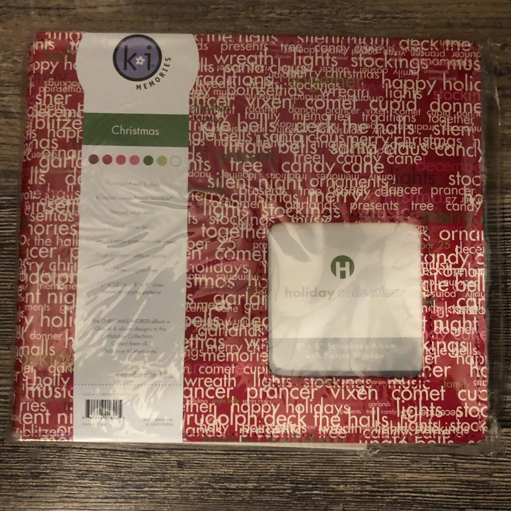Ki memories 8x8” postbound scrapbooks. Christmas!